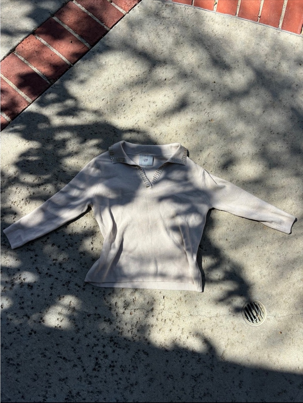 Liv Milano bedazzled pullover sweater